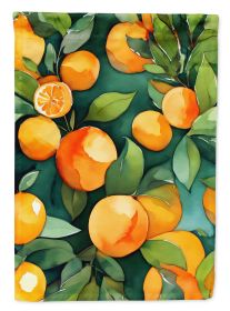 Florida Orange Blossom in Watercolor Garden Flag Mailbox Flag Decorative Yard Flag Banner Outside Patio Artwork Yard Flower Beds, Garden Size