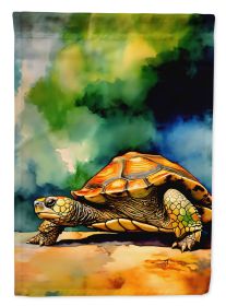 Turtles Tortoises Garden Flag Mailbox Flag Decorative Yard Flag Banner Outside Patio Artwork Yard Flower Beds, Garden Size, Multicolor