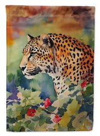 Leopard Garden Flag Mailbox Flag Decorative Yard Flag Banner Outside Patio Artwork Yard Flower Beds, Garden Size, Multicolor