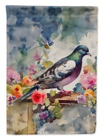 Pigeon Garden Flag Mailbox Flag Decorative Yard Flag Banner Outside Patio Artwork Yard Flower Beds, Garden Size, Multicolor