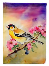 Goldfinch Garden Flag Mailbox Flag Decorative Yard Flag Banner Outside Patio Artwork Yard Flower Beds, Garden Size, Multicolor