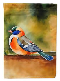 Mandarin Duck Garden Flag Mailbox Flag Decorative Yard Flag Banner Outside Patio Artwork Yard Flower Beds, Garden Size, Multicolor