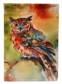 Elf Owl Garden Flag Mailbox Flag Decorative Yard Flag Banner Outside Patio Artwork Yard Flower Beds, Garden Size, Multicolor