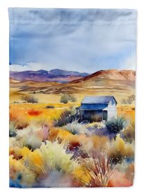 Nevada Sagebrush in Watercolor Garden Flag Mailbox Flag Decorative Yard Flag Banner Outside Patio Artwork Yard Flower Beds, Garden Size, Multicol